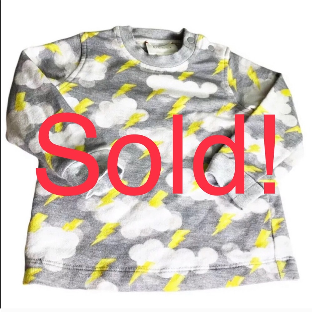 Gucci Auth Lightning Bolt Pullover Infant 6-9 🌩 - Picture 1 of 8